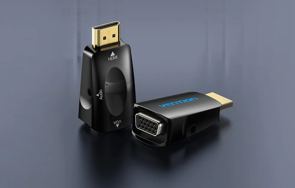 HDMI till VGA-adapter svart