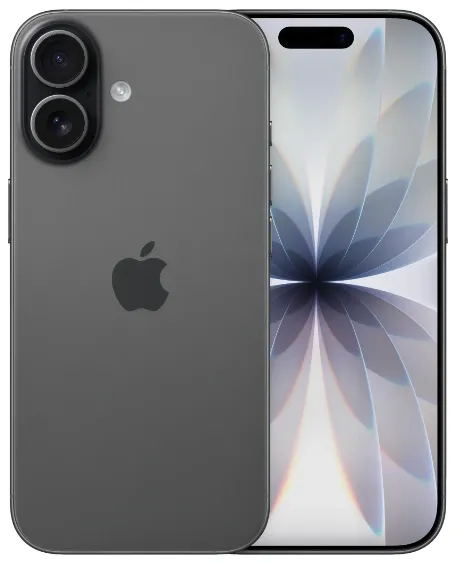 iPhone 17, grå, fram- och baksida