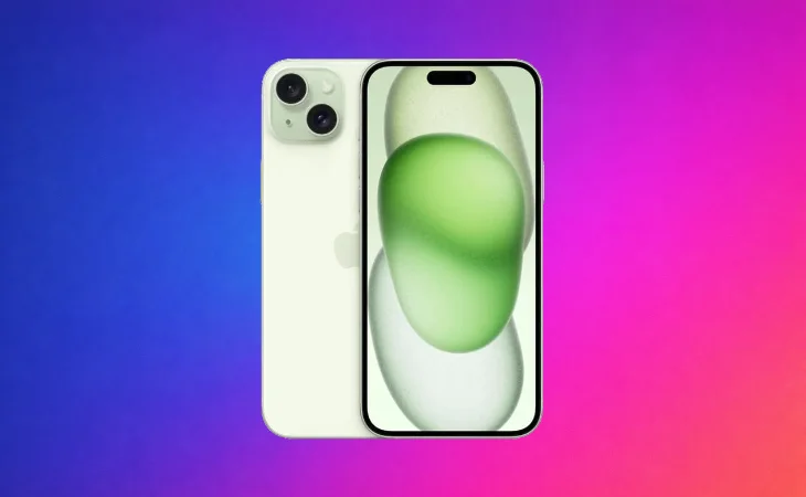 iPhone 15 Plus, grön