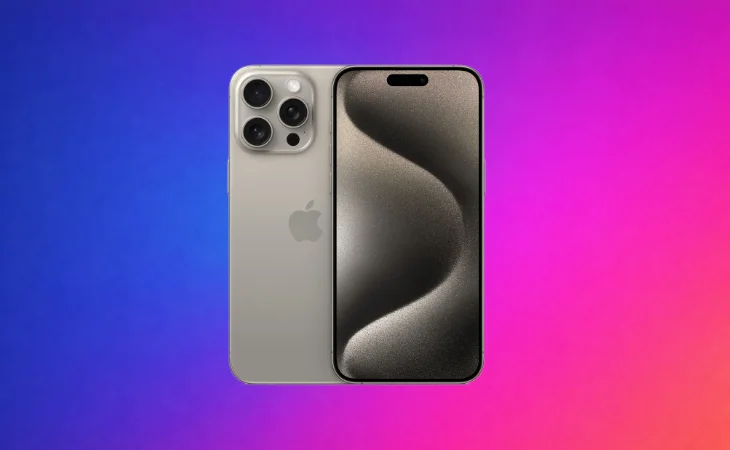 iPhone 15 Pro Max, grå