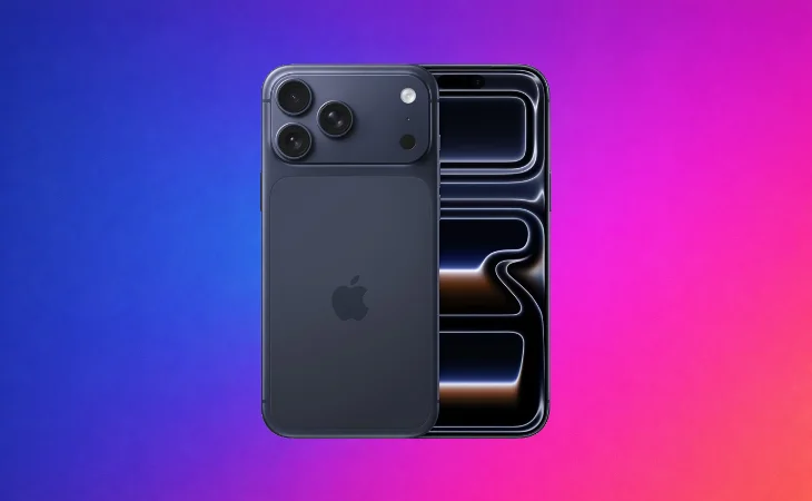 iPhone 17 Pro Max, mörkblå