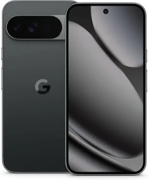 Google Pixel 10 Pro XL, svart, fram- och baksida