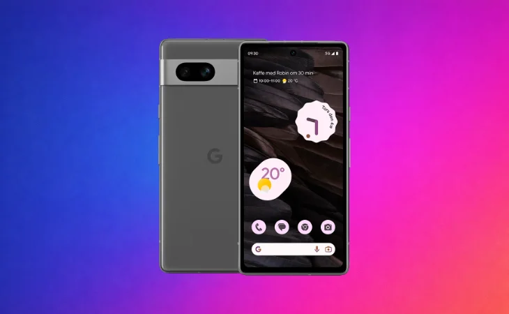 Pixel 7a, svart