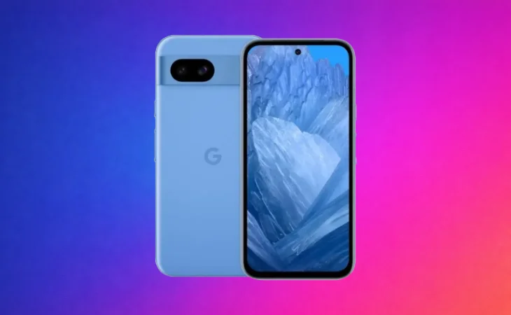 Pixel 8a, blå