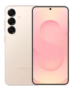 Samsung Galaxy S25, rosa, fram- och baksida