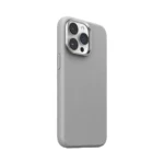 MagSafe-skal för iPhone 15 i grått PU-läder