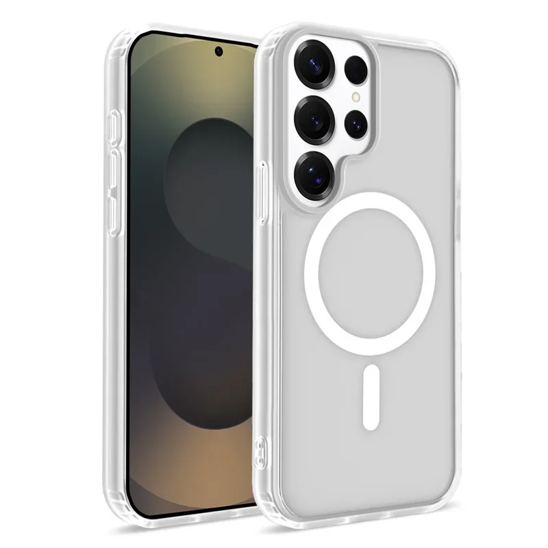Frostat halvtransparent magnetiskt skal för Galaxy S25 Ultra Frostat halvtransparent magnetiskt skal för Galaxy S25 Ultra